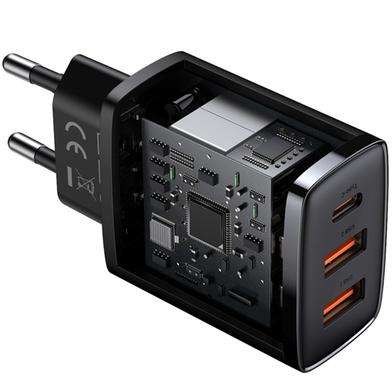 Baseus Compact Quick Charger 2U+C 30W EU Black