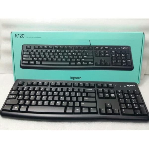 Logitech K120 Usb Keyboard Black