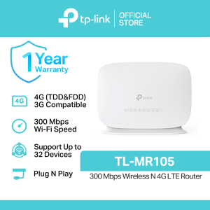 TP-Link TL-MR105 300 Mbps Wireless N 4G LTE SIM Router