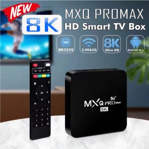 MXQ Pro 8K 5G Android Smart TV Box - 8GB/128GB, Free Dish Line TV Channel, Android TV Box, 4K TV Box Authentic Make