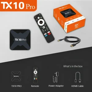 TX10 PRO ANDRIOD TV Box 8K 2GB RAM 8GB Rom Voice Remote
