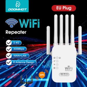 Doom hot 2.4Ghz Wi-Fi Wireless Range Extender 300 Mbps